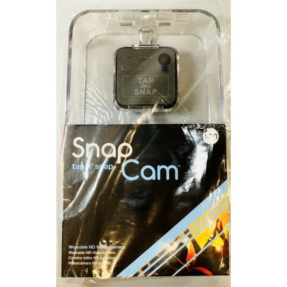 iON Camera SnapCam Wearable HD Camera with Wi-Fi & Bluetooth (Black)